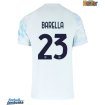 Inter Milan Nicolo Barella #23 Bortedrakt 2025-26 Kortermet